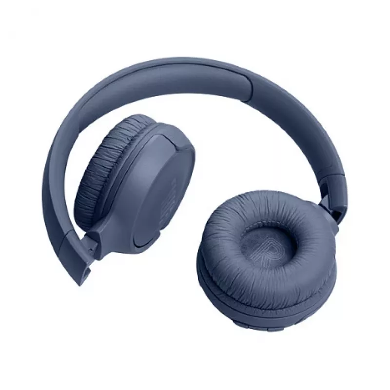 JBL Tune 520BT belaidės ausinės ant ausų - mėlyna