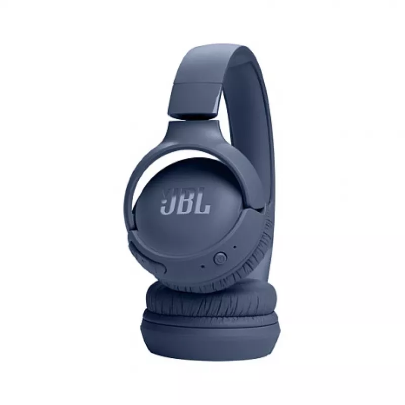 JBL Tune 520BT belaidės ausinės ant ausų - mėlyna