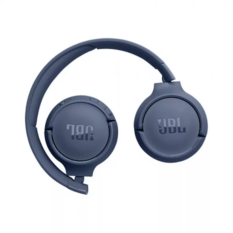 JBL Tune 520BT belaidės ausinės ant ausų - mėlyna