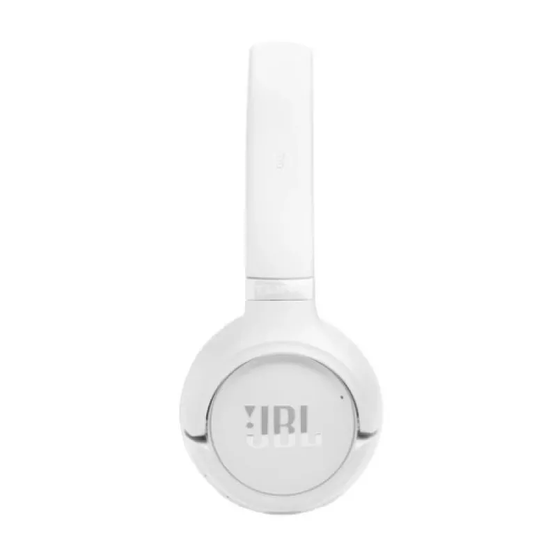 JBL Tune 530BT belaidės antausės su Pure Bass, Bluetooth 5.3, 57 val. baterija, sulankstomas dizainas – baltos