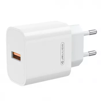 Jellico AK-165 USB 22.5W QC 3.0 išmanusis greitas įkroviklis 1x USB (5-12V) baltas