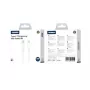 Jellico B1 Durable-Soft iPhone & iPad USB-C to Lightning Data & Fast PD 20W Charger Cable 1m White
