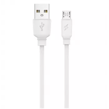 Jellico B15 Durable-Soft Universal Micro USB to USB Data & Fast 3.1A Charger Cable 1m White