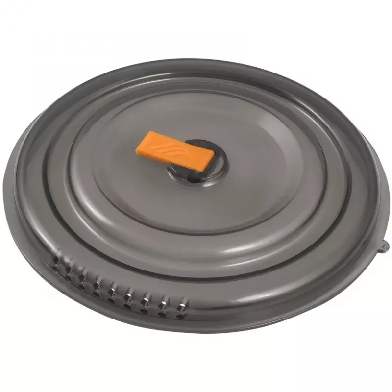 Jetboil 1.5L Keraminis Maisto Gaminimo Puodas - Kempingo Puodas su FluxRing, Kietai Anoduotu Aliuminiu, Nelimpančia Danga, Sulankstomomis Rankenomis