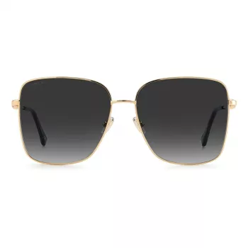 JIMMY CHOO HESTER-S-2M2 Moteriški akiniai nuo saulės - Juodas rėmelis, pilki gradientiniai lęšiai 59 mm