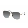 JIMMY CHOO HESTER-S-2M2 Moteriški akiniai nuo saulės - Juodas rėmelis, pilki gradientiniai lęšiai 59 mm