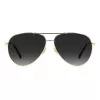 JIMMY CHOO JIMENA-S-2M2 Moteriški kvadratiniai acetatiniai akiniai nuo saulės Havana Brown Gradient 60/12/145 mm
