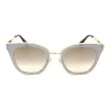 JIMMY CHOO LORYS492M2FQ Moteriški katės akies akiniai nuo saulės Havana Brown Gradient 49mm