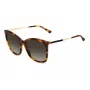 JIMMY CHOO NEREA akiniai NEREAGS05LHA Moteriški katės akies acetatas juoda pilka 55/20/144 mm