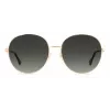 JIMMY CHOO Moteriški akiniai nuo saulės BIRDIESPEFIB - Oversized kvadratiniai katės akies rėmeliai iš acetato - 60/18/145 mm - UV400 apsauga