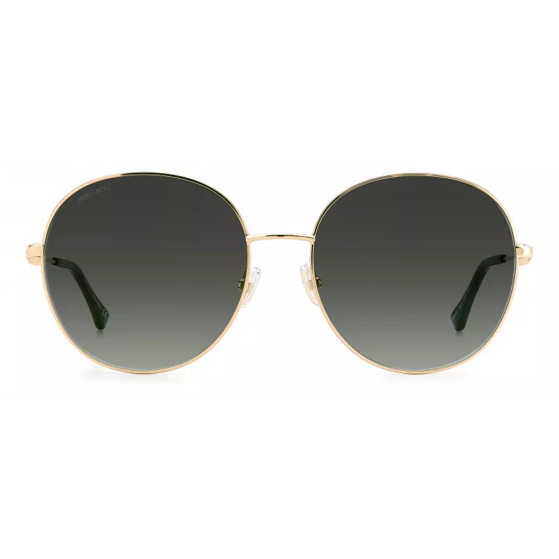 JIMMY CHOO Moteriški akiniai nuo saulės BIRDIESPEFIB - Oversized kvadratiniai katės akies rėmeliai iš acetato - 60/18/145 mm - UV400 apsauga