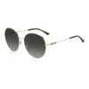 JIMMY CHOO Moteriški akiniai nuo saulės BIRDIESPEFIB - Oversized kvadratiniai katės akies rėmeliai iš acetato - 60/18/145 mm - UV400 apsauga