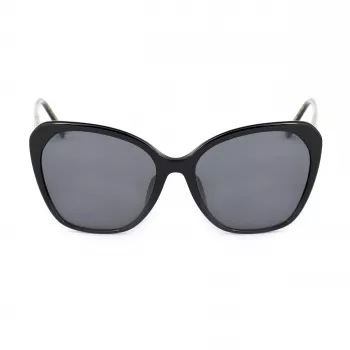 JIMMY CHOO Moteriški ELE-F-S-807 Mados Akiniai nuo Saulės - Acetato Rėmelis, Polikarbonatiniai Lęšiai, UV400 Apsauga, 56 mm Lęšio Plotis