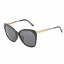 JIMMY CHOO Moteriški ELE-F-S-807 Mados Akiniai nuo Saulės - Acetato Rėmelis, Polikarbonatiniai Lęšiai, UV400 Apsauga, 56 mm Lęšio Plotis