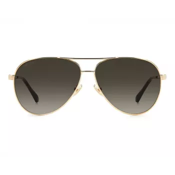 JIMMY CHOO Moteriški JIMENA-S-06J Drugelio Formos Akiniai Nuo Saulės Havana Ruda Gradient 60mm