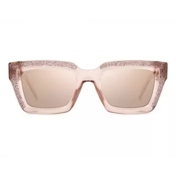 JIMMY CHOO Moteriški MEGS-S-FWM2S „Cat Eye“ akiniai nuo saulės Havana Brown Gradient 51mm