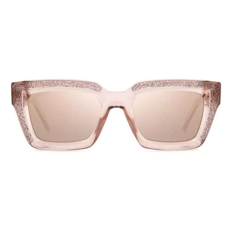 JIMMY CHOO Moteriški MEGS-S-FWM2S „Cat Eye“ akiniai nuo saulės Havana Brown Gradient 51mm