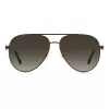 Jimmy Choo moteriški akiniai nuo saulės Olly/S J7D - Drugelio formos per dideli kvadratiniai rėmeliai, 60/14/145 mm