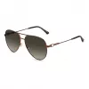 Jimmy Choo moteriški akiniai nuo saulės Olly/S J7D - Drugelio formos per dideli kvadratiniai rėmeliai, 60/14/145 mm