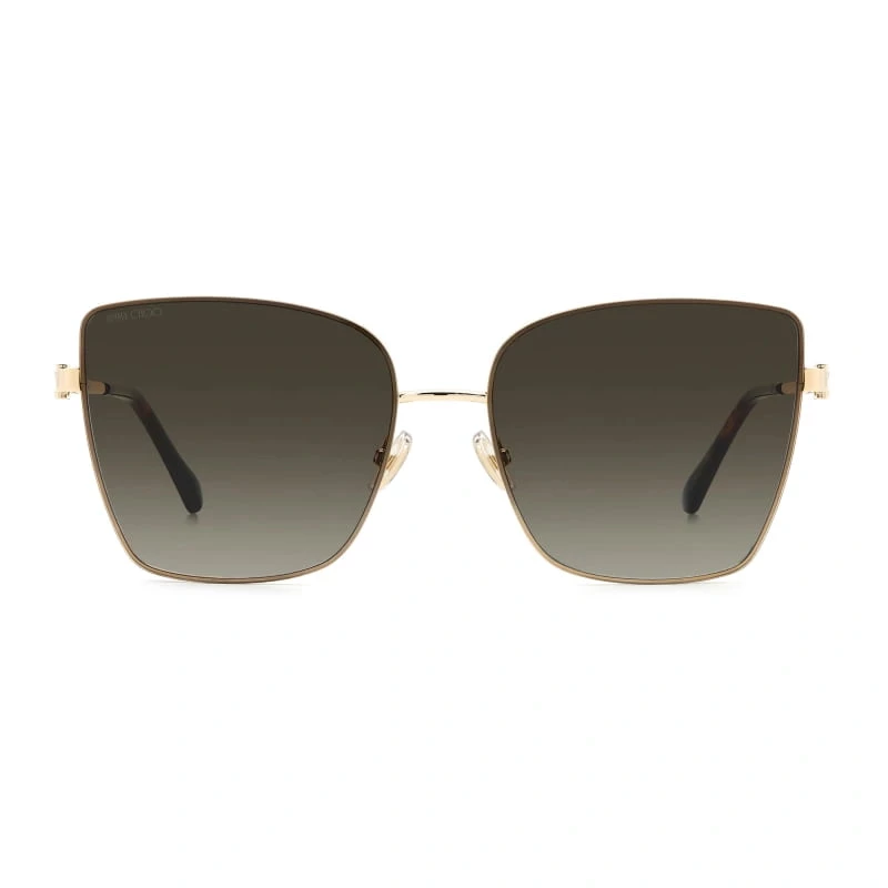 JIMMY CHOO Moteriški VELLA-S-06J Cat Eye Akiniai nuo Saulės Havana/Ruda Gradient 59mm