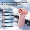 JISULIFE Nešiojamas ventiliatorius Life9 5000mAh USB maitinamas - Rožinis