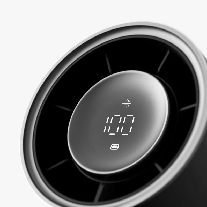 JISULIFE Nešiojamas ventiliatorius Pro1 Mini Juodas
