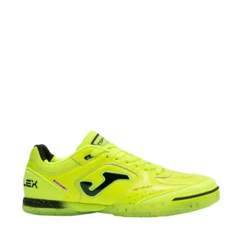 Joma Top Flex Indoor 2609 fluorescencinės geltonos spalvos futsal bateliai, 42 dydis