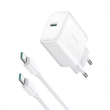 JOYROOM 10000mAh 22.5W USB-C Power Bank su įmontuotu kabeliu