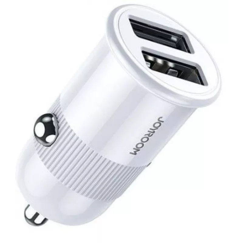 Joyroom 3.1A Dual Port Smart Car Charger White (C-A06 White)