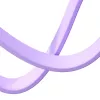 JOYROOM 3in1 Spalvingas USB į USB-C/Lightning/Micro USB laidas 3.5A, 1m (Violetinė)
