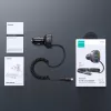 Joyroom 4-in-1 Fast Car Charger PD QC3.0 AFC FCP su 1.6m 57W Lightning kabeliu, juodas