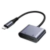 Joyroom Adapter DAC 2-in-1 Lightning į Lightning/Lightning, 60W, 0,12m, Juoda (JR-SY-L02)