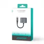 Joyroom Adapter DAC 2-in-1 Lightning į Lightning/Lightning, 60W, 0,12m, Juoda (JR-SY-L02)
