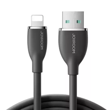 JOYROOM Colorful Series USB-A į Lightning laidas 1,2m Juodas SA29-AL3