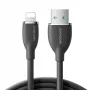 JOYROOM Colorful Series USB-A į Lightning laidas 1,2m Juodas SA29-AL3