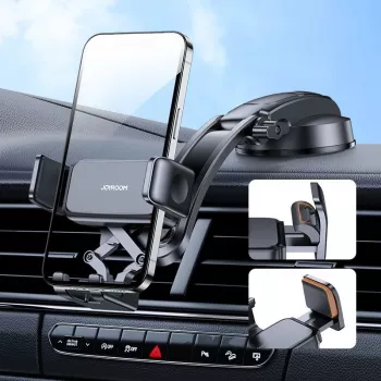 Joyroom automobilinis telefono laikiklis ant prietaisų skydelio - universalus stovas su siurbtuku 4,7-7,2 col. išmaniesiems telefonams