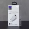 JOYROOM Greitasis įkroviklis USB-A QC3.0 / USB-C PD 20W Baltas (L-QP2011)