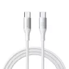 JOYROOM Flash Series USB-C į USB-C laidas A28, 60W, 480 Mbps, 2 m, baltas (S-A28-CCW2)