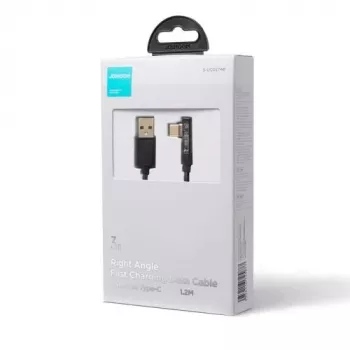 Joyroom Gaming Cable Type-C (Angled) - USB (Straight) Cable 3A, 480Mbps, 1.2m, Black (S-UC027A6)