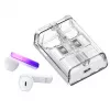 Joyroom IceLens Series True Wireless Earbuds su LED lemputėmis, Bluetooth 5.3, balta (JR-TC1-WHT)