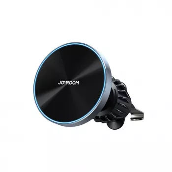 Joyroom Joyroom Magnetic Car Holder Wireless Charger 15W for Air Vent Black (JR-ZS240 Pro)