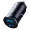 Joyroom JR-CCN05 Mini automobilinis įkroviklis 30W USB-A USB-C juodas