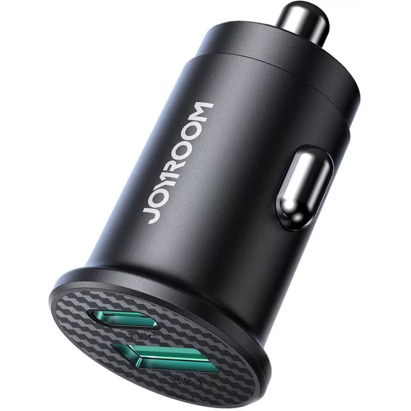 JOYROOM JR-CCN16 Mini 15W USB-A automobilinis įkroviklis, juodas