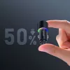 JOYROOM JR-CL10 Automobilinis įkroviklis 2x USB 24W LED apšvietimas Juodas