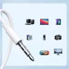 Joyroom JR-EW01 Į ausį įdedamos laidinės ausinės su mini lizdu ir nuotolinio valdymo pulteliu - balta