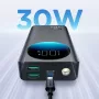 Joyroom JR-PBF02 Power Bank 20000mAh 30W PD QC Juoda su USB-A į USB-C laidu 0,25m