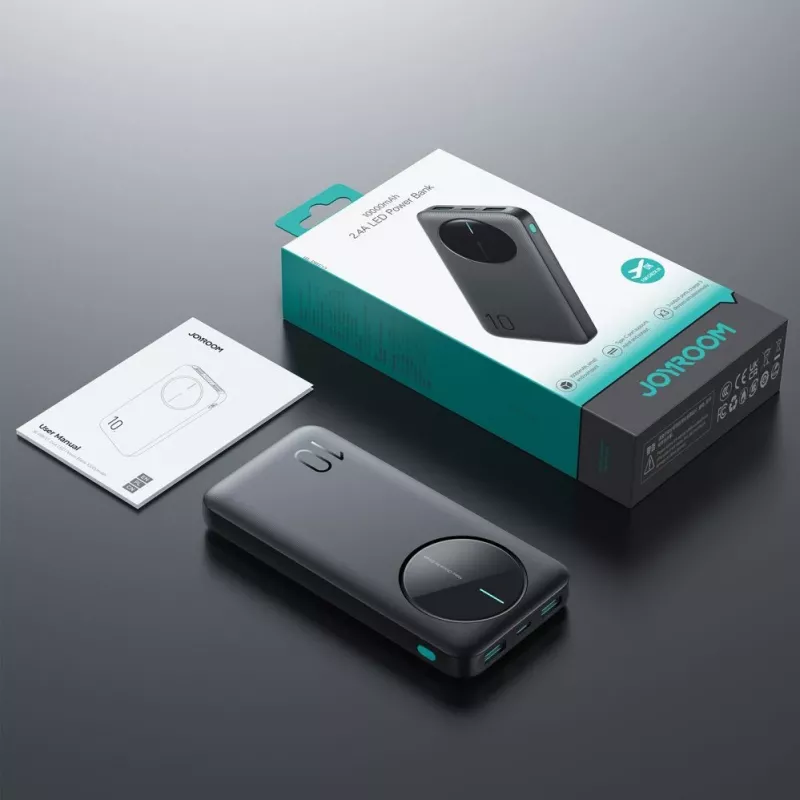 Joyroom JR-PBF12 Power Bank 10000mAh 2.4A 2x USB-A 1x USB-C Juoda