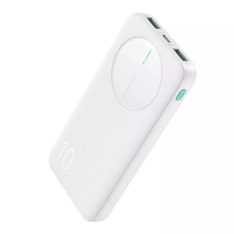 Joyroom JR-PBF12 Power Bank 10000mAh 2.4A Dual USB-A USB-C White