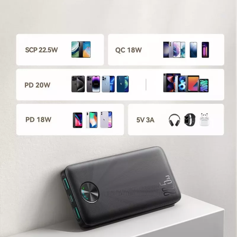 Joyroom JR-PBF15 Power Bank 10000mAh USB-C USB-A 22.5W Juoda