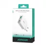 JOYROOM JR-TCF14-WHT 20W PD 3.0 ir QC 3.0 dviejų prievadų USB sieninis įkroviklis - baltas